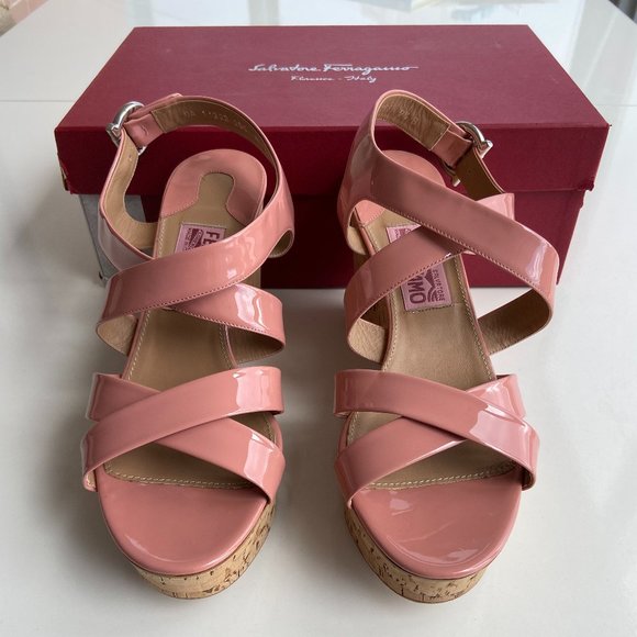 Salvatore Ferragamo Shoes - Salvatore Ferragamo Women Persy Wedges mu628